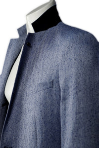 Sakko Karl Lagerfeld - hellblau/fischgrat gemustert