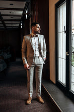 Laden Sie das Bild in den Galerie-Viewer, Digel Vintage Anzug-Sakko beige

