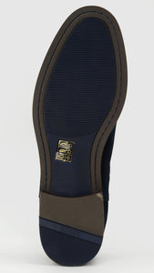 Digel Velour Chelsea Boots - blau