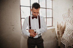 Digel Vintage Anzug-Hose Braun