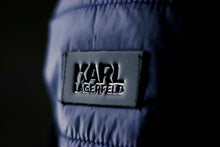 Laden Sie das Bild in den Galerie-Viewer, Karl Lagerfeld Microfaser Jacke - dunkelblau
