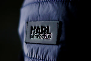 Karl Lagerfeld Microfaser Jacke - dunkelblau