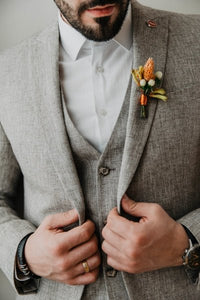 Digel Vintage Anzug-Sakko beige